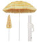 vidaXL Sombrilla de playa natural de 180 cm, estilo hawaiano, sombrilla para exteriores