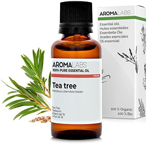 Aroma Labs - Albero Del Tè BIO - Olio Essenziale Chemiotipizato e Certificato AB - 30 mL