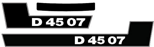 Deutz Aufkleber für Traktor D4507 Logo Emblem Sticker Label