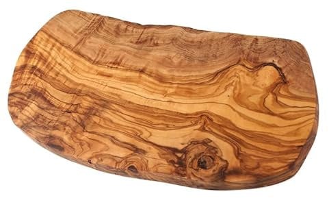 Cleminson – 30 x 16 cm - Planche de Service, à Découper et à Fromage en Bois d’Olivier