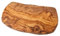 Cleminson - 30 x 16 cm - Tagliere in legno d'ulivo rustico per tagliare, servire e antipasti