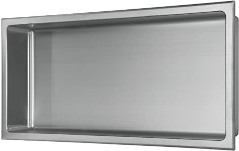 Glasdeals Inh. Lars Apitius Edelstahl Wandnische 30 x 60 cm (gebürstet)