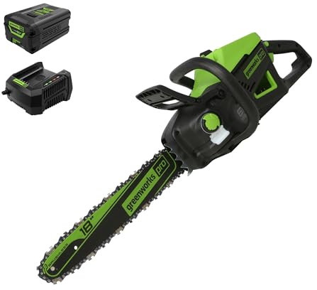 Greenworks 60 V 18 senza fili senza cuciture, batteria da 4,0 Ah e caricatore inclusi