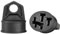 Petellow 2x Contact Protection Pin Cover for Bosch E-Bike Battery, Water-repellent, TPE, Black