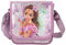 Depesche 12778 TOPModel Fairy Love - Kleine Umhängetasche in Mauve mit Model-Motiv und Schmetterlingen, Tasche mit verstellbarem Schultergurt und Front-Klappe