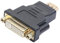 EVURU DVI Al convertidor Adaptador HDMI - Macho Compatible a DVI 24 + 5 Adaptador de convertidor Femenino 1080p Compatible with HDTV Monitor de proyector