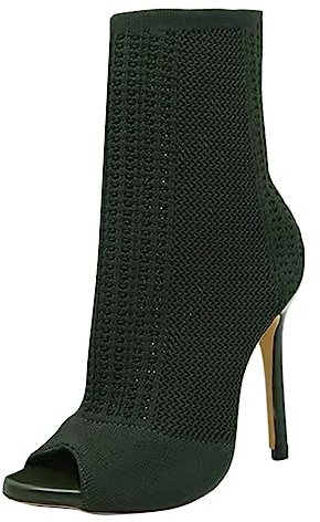 Xiaojiu Escarpins Femme Sandales Plateforme Femme,Escarpins Femme Talon Chaussure Vintage Femme Année 50 Talons Hauts Sexy Femme Sandales Et Nu-Pieds Femme Sandales Et Mules P(Vert,42)