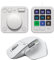Logitech MX Master 3S et Creative Console Offre groupée: Souris de précision, Touches programmables, molette de réglage, pour Conception Graphique, Montage vidéo, Adobe, Zoom - Light Grey