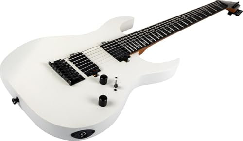Spira Guitars S-407 MWH - Guitarra eléctrica (7 cuerdas), color blanco satinado