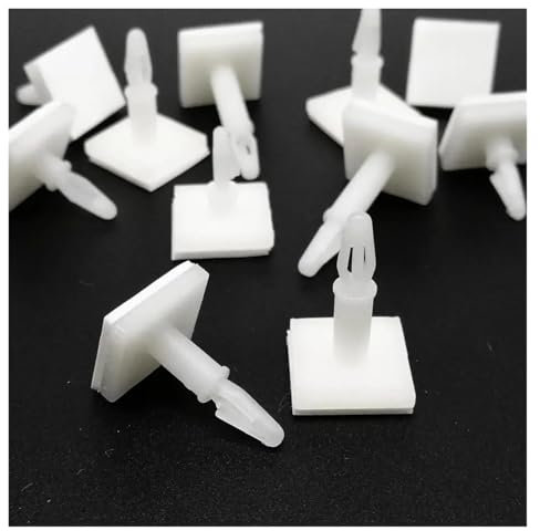 50 Stück selbstklebender Nylon-Kunststoff-Abstandshalter, Abstandshalter, Einsatz, Verriegelung, Snap-In-Bolzen, feste Halterung, Leiterplatte for 3 mm Loch, 1,6 mm Chassis(HC-5)