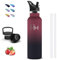 Gourde Isotherme, 500ml Gourde Enfant, Anti Fuite, Gourde Inox, Double Isolation, Gourde Paille, Facile à Nettoyer, Gourde Metal, Gourde sans Bpa, Bouteille d'eau pour École, Bureau, Voyage, Camping