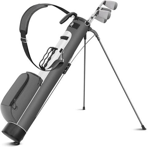Findway Sac de Golf avec Bretelles réglables, séparateur à 2 Voies, 2 Poches, léger à Porter Sac de Golf pour Hommes et Femmes