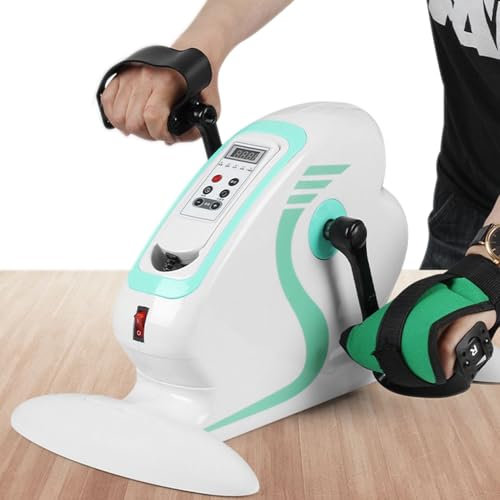 SHENGSHIYU Pedaltrainer für Arm- & Beintraining, Unter-Schreibtisch Fahrrad, Beintrainer Armtrainer mit verstellbarem Widerstand & Fernbedienung, Fitnesstrainer Fitnessgerät Rad