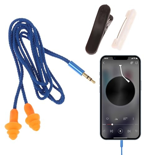 Écouteur de protection de l'oreille annulant - Prises de réduction de bruit de 100 dB avec clip | Sécurité auditive pour les chantiers de construction, les usines, les réunions, les équipements de pro