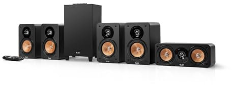 Teufel Ultima 20 Concept 5.1 Surround Soundsystem, Komplettsystem Heimkino mit integriertem AV-Receiver, Bluetooth, Dolby Audio, USB-C-Soundkartenfunktion, HDMI ARC CEC (Schwarz)