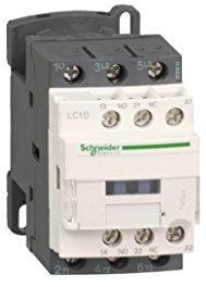 Schneider Electric, TeSys D contactor - 3P(3 NO) - AC-3 - <= 440 V 12 A - 48 V AC coil, LC1D12E7