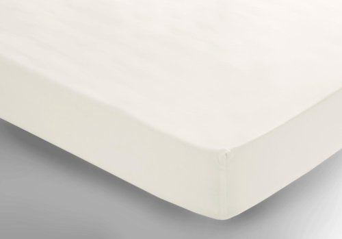 Belledorm Percale Fitted Sheet Double Ivory