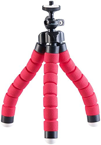 Somikon Fotostativ: Ultraflexibles, superbiegsames Dreibein-Kamerastativ, klein (Mini Stativ, Fotostativ klein, Beamer Ständer)