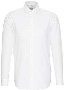 Seidensticker Herren Business-Hemd - Shaped Fit - Bügelfrei - Kent Kragen - Langarm - 100% Baumwolle