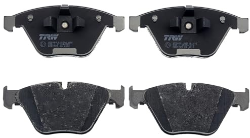 TRW GDB1729 Brake Pad Set of 4 Compatible for BMW 3 (E90) 2004-2012 Front Axle and Other Vehicles