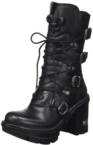 New Rock M Neotyre05 S1, Stivali Piattaforma Donna, Nero, 36 EU