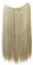 CAISHA 50cm 1 Tresse Extension mit Gummiband Extensions Haarverlängerung Haarteil Glatt Blond Mix Strähnen E107
