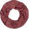 styleBREAKER Damen Loop Schal mit Glitzer und Pailletten Punkte, Schlauchschal, Tuch 01017075, Farbe:Bordeaux-Rot meliert