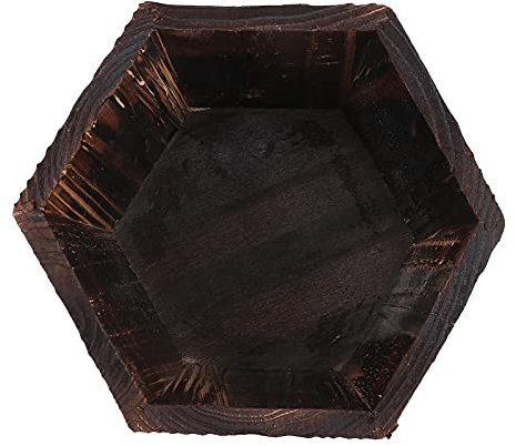 Holz Blumentopf Vintage Rustikal für Kakteen und Sukkulenten Geschenkideen