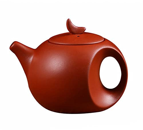 Lila Ton Teekanne Yixing lila Ton Teekanne Handgemachte Zhuni Teekanne Keramik Tee Set Teekanne Filter Kleine Blase Teekanne Blume Teekanne Teekanne (Color : Rot, Size : 150ml/5.2oz)