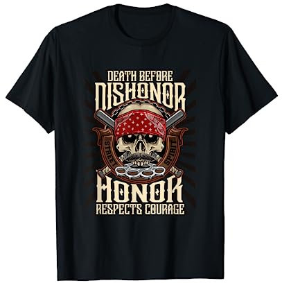 Honor Respect Courage Metal Tool Brass Knuckles T-Shirt