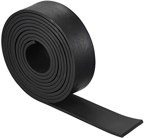 sourcing map EPDM Caoutchouc Mousse Sheet Bandes, Néoprène Feuilles Rouleaux 5mm(T) x40mm(W) x3000(L), Bricolage Caoutchouc Joint, Scellage Rembourrage, Réduction Vibration Tapis