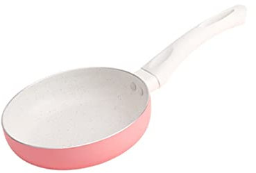 Aggert Poêles à frire en forme de tomate - Casserole antiadhésive en aluminium - 1 poêle à frire rose