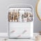 Makeup Organiser Storage Drawers, 3-Layer Dustproof Large Desktop Cosmetic Storage Box, Acrylic Cosmetic Organisers with Lids, Makeup Holder Skincare Organiser Display Case for Dresser & Bathroom