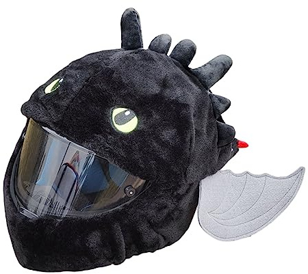 Integrale Modulare Copricasco per Casco Moto, per Esterni per La Decorazione di Caschi da Moto (Senza Casco)