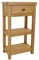 GROFurniture Oak Console Table, Solid Build with narrow shelf, Hallway Radiator Telephone Table for Living Room, Toilet Kitchen (Hand Oiled)