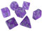 Polyedrisches Mini-Würfel-Set, transparent, mehrseitig, Acrylwürfel, winzige Rollenspiele, Tischspiel, Würfel, tragbar, kleine Dekoration, tragbar, Vintage, mehrseitige Acrylwürfel,