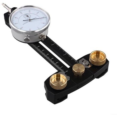 Besttoolifes Dial Indicator Table Saw Gauge With Width Anodized Aluminum Bars For Alignment And Calibration Of Workshop Machinery Table Saws, Band Saws And Drill Presses