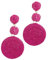 TENDYCOCO 1 Bast Ohrringe für den jahrestag boho ohrringe rosa ohrringe Accessoires für Mädchen Rattan-Ohrringe für Frauen Strandohrringe für Frauen Mädchenohrring trendy Rosy