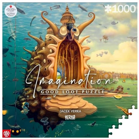 Good Loot | Jacek Yerka Harbor Puzzle | Puzzle 1000 Pieces