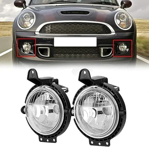 Auto-Nebelscheinwerfer vorne für Mini R55 R56 R57 R58 R59 2006–2014, Ersatz-Nebelscheinwerfer, wasserdichte Glühbirne, Autozubehör, Links
