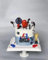 16 PCS Boxing Cake Toppers Boxing Birthday Decoration Boxing Theme Party Decorations for Fight Party Boxing Competition and Boxer Birthday Cake Decor