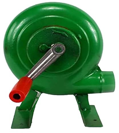 JOUFNING Ventilatore per Forgia da Fabbro A Manovella, Soffiatore per Barbecue, Griglia per Accendino A Carbone per Barbecue, Ventilatore Manuale per Campeggio/Picnic/attività All'aperto(200W)