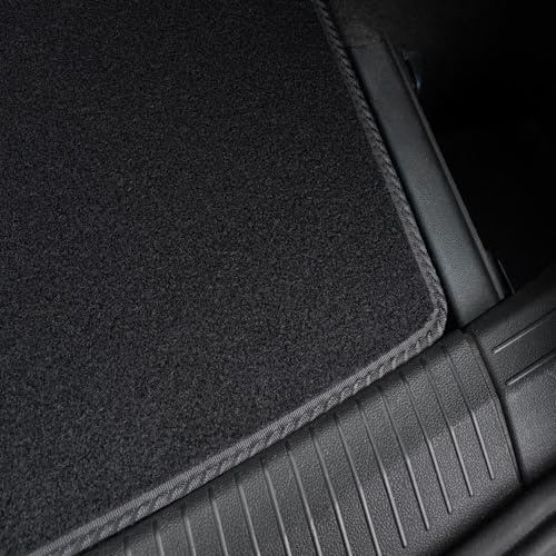 Grey Carpet Boot Liner Compatible with VW ID.7 Tourer (2023+) [LOWER-FLOOR BOOT POSITION] Tailored Fit Carpet 550gsm Protector Boot Mat, Anti-Slip, Easy Clean Custom Fit Dog Friendly Water-Resistant