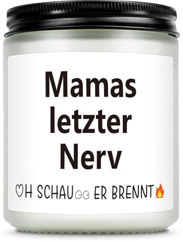 Giftasy Geschenke für Mama - Duftkerze mit Spruch, Geschenk Mama Geburtstag, Geburtstagsgeschenk