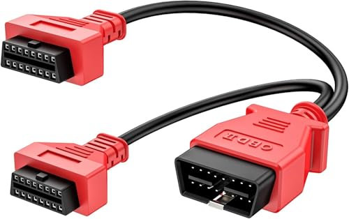 Autel OBD2 Verlängerungskabel, Original OBD2 Splitter, 16 Polige OBDII Splitter Verlängerung, 1 x Stecker auf 2 x Buchse, Verlängerungskabeladapter, OBDII Verlängerungskabel (1 Fuß/ 30CM)