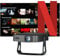 VOPLLS Mini Retroprojecteur 4k, [Netflix Certifié & Corps Ultrafin] Projecteur Video Auto Focus/Keystone & Full HD 1080P,Videoprojecteur Portable/Courte Focale/WiFi Bluetooth/Android/Plafond/Airplay