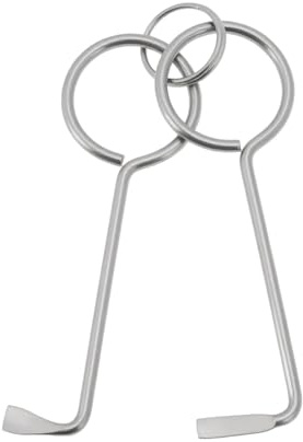 SG Store 2-Piece Lock Pick Set, Professional Opening Tool for Doors, 4.8mm & 6mm Key Teeth