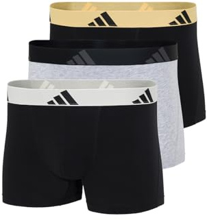 Adidas Herren Trunk (3PK) - Active Flex Cotton - bequeme Unterwäsche