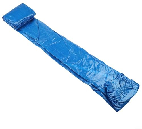 Rechteckige Schwimmbadabdeckung, strapazierfähig, UV-Schutz, 240 g/m², PE-Material, Wärmespeicherung, Allwetter-Anpassungsfähigkeit, Sicherheitsdesign, einfache Installation, blauer Boden, 262 x 175