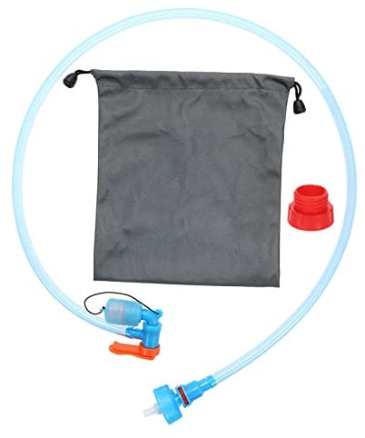 Lixada Water Bottle Drink Tube Hose Hydration Bladder Reservoir Pack Replacement Water Bottle Tube Backpack System Hose Kit